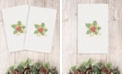 Linum Home Christmas Holly Bunch 100% Turkish Cotton Hand Towel Collection